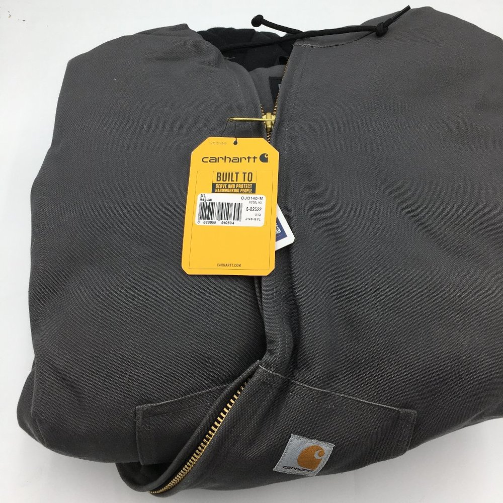 Carhartt Men's Loose Fit Firm Duck Insulated Flannel-Lined Active Jacket